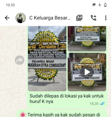 Pengiriman Papan Bunga Duka Rs Awal Bros Bekasi